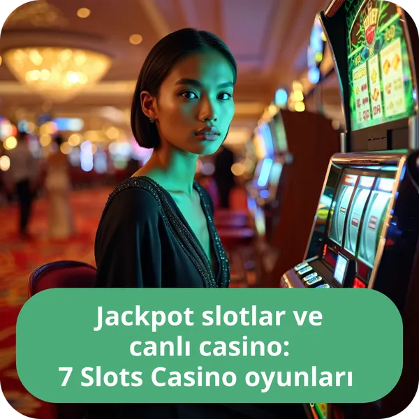 Jackpot slotlar ve canlı casino: 7 Slots Casino oyunları